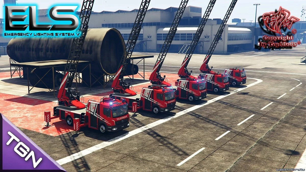 Mercedes-Benz Atego DLK Metz [ELS/Animated/] (German Ladder) BETA 1.0 / GTA 5