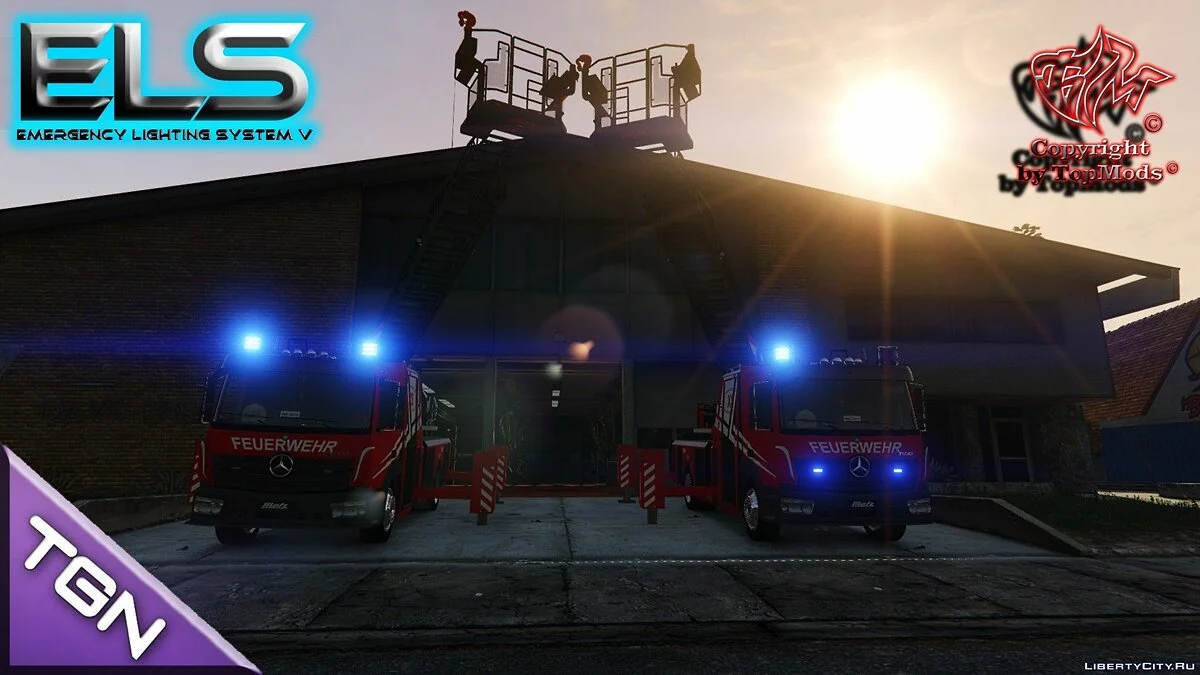 Mercedes-Benz Atego DLK Metz [ELS/Animated/] (German Ladder) BETA 1.0 / GTA 5