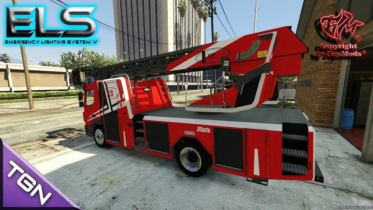 Mercedes-Benz Atego DLK Metz [ELS/Animated/] (German Ladder) BETA 1.0 / GTA 5