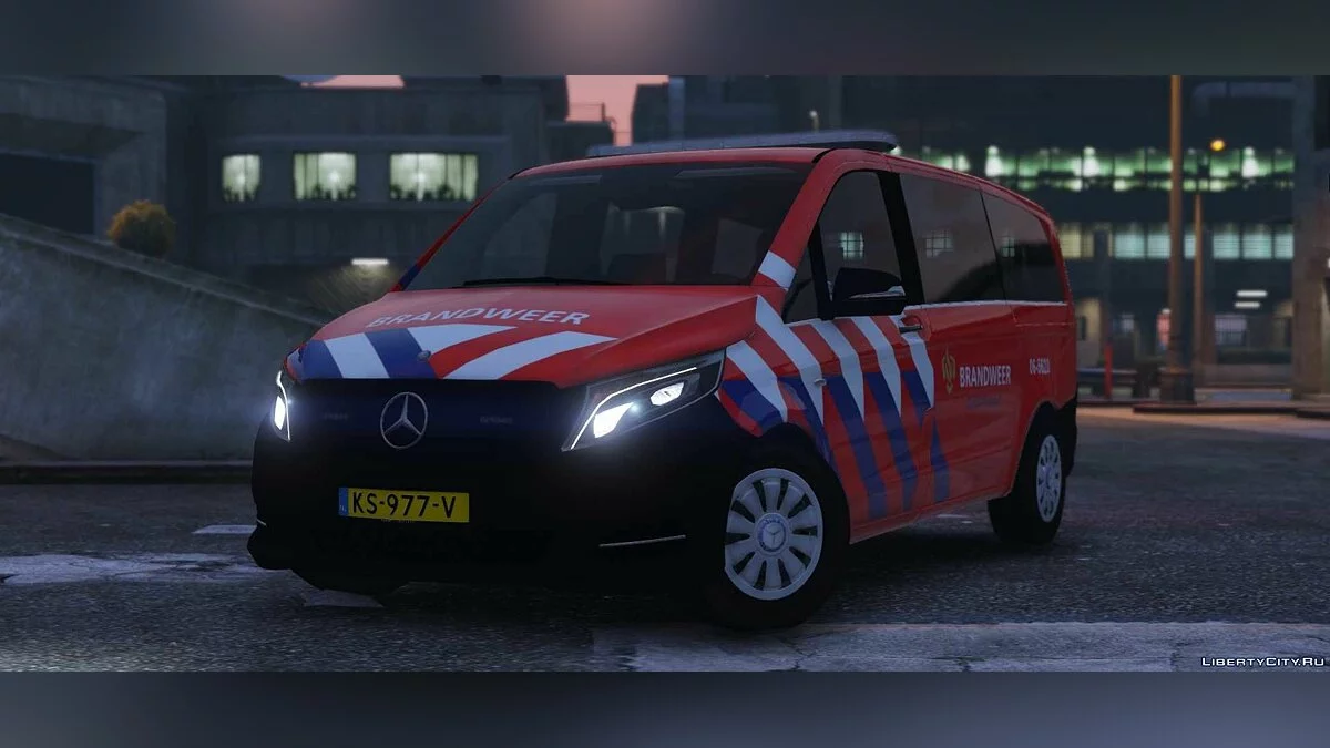 Mercedes-Benz Vito Tourer Brandweer 2017 1.1 / GTA 5