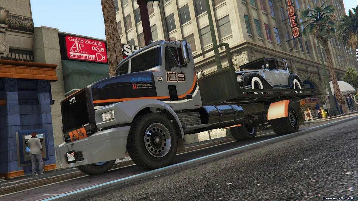 MTL Flatbed Tow Truck [Add-On/OIV | Liveries | Template] 5.0 / GTA 5