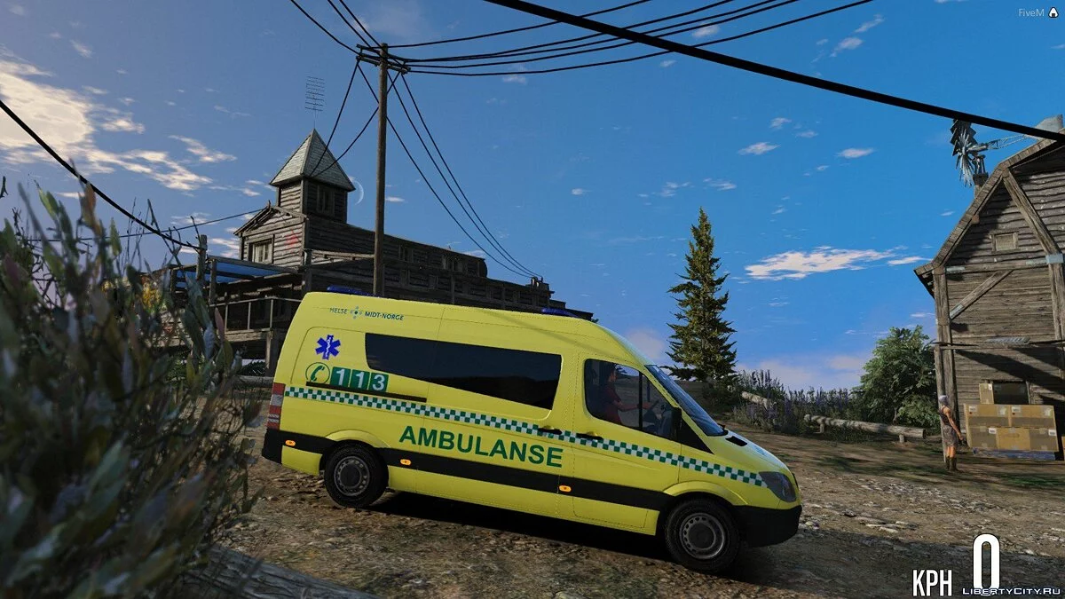 Norwegian Ambulance / Norsk Ambulanse (ELS) 1.0 / GTA 5