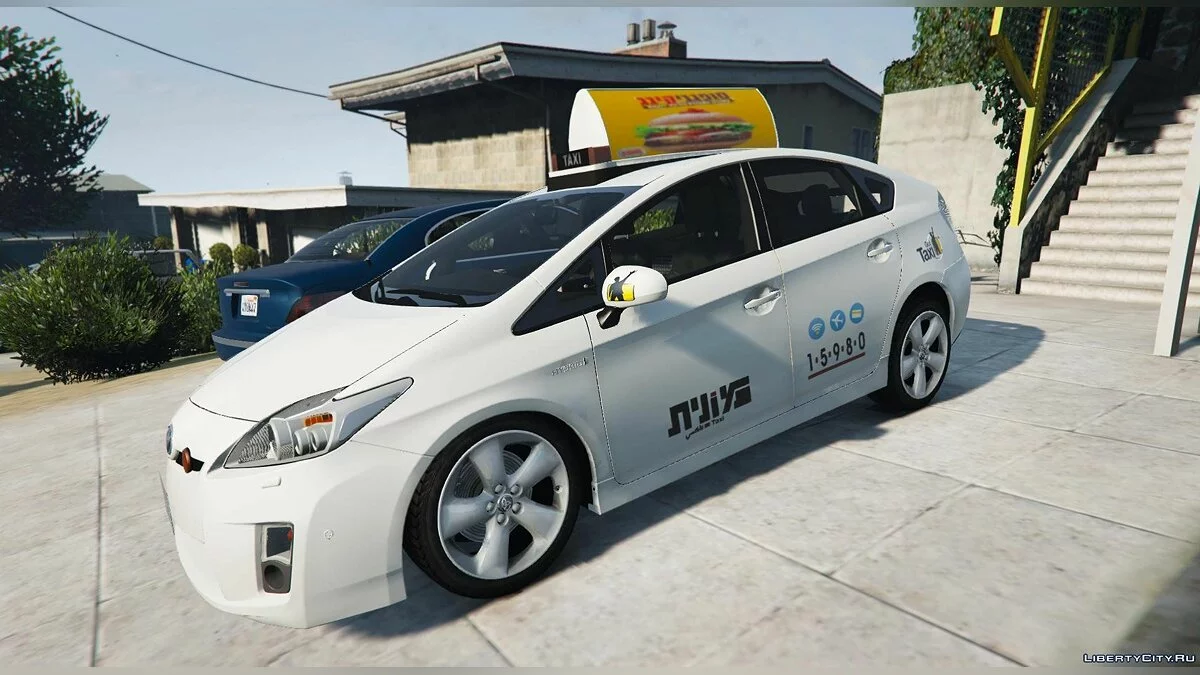 Toyota Prius Taxi | Israel | GetTaxi | 2017 / GTA 5