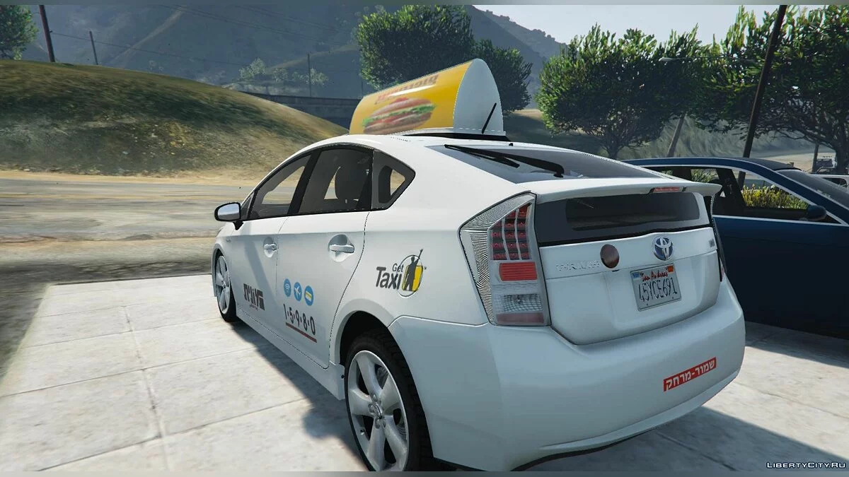Toyota Prius Taxi | Israel | GetTaxi | 2017 / GTA 5