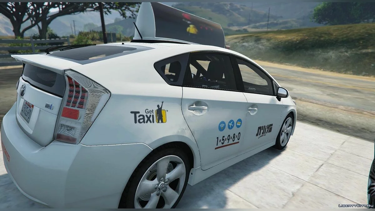 Toyota Prius Taxi | Israel | GetTaxi | 2017 / GTA 5