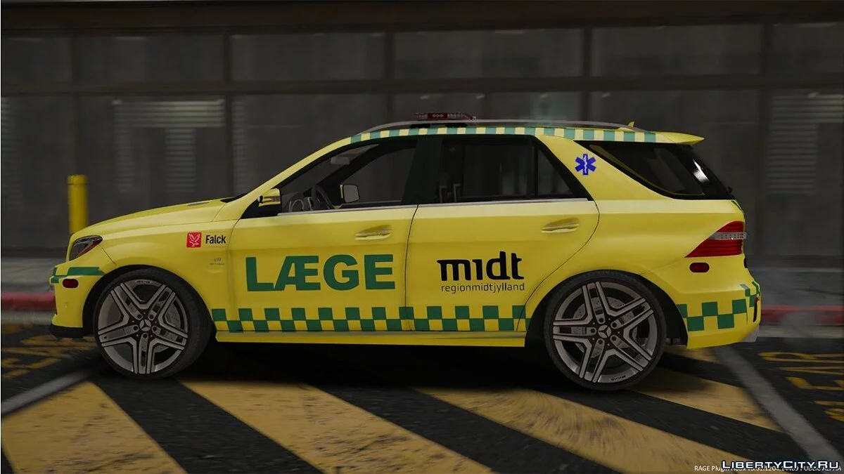 2012 Mercedes Benz ML63 - Danish Medic - (ELS/REPLACE) / GTA 5