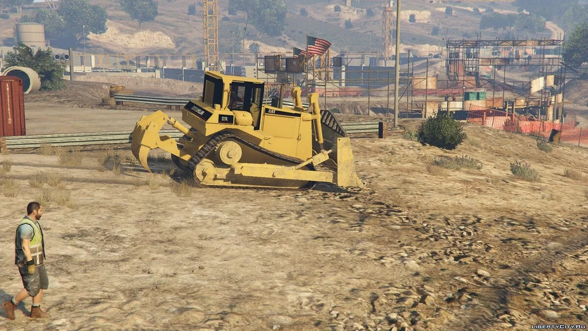 Caterpillar D7R Bulldozer: [Add-On/Replace] 1.1 / GTA 5