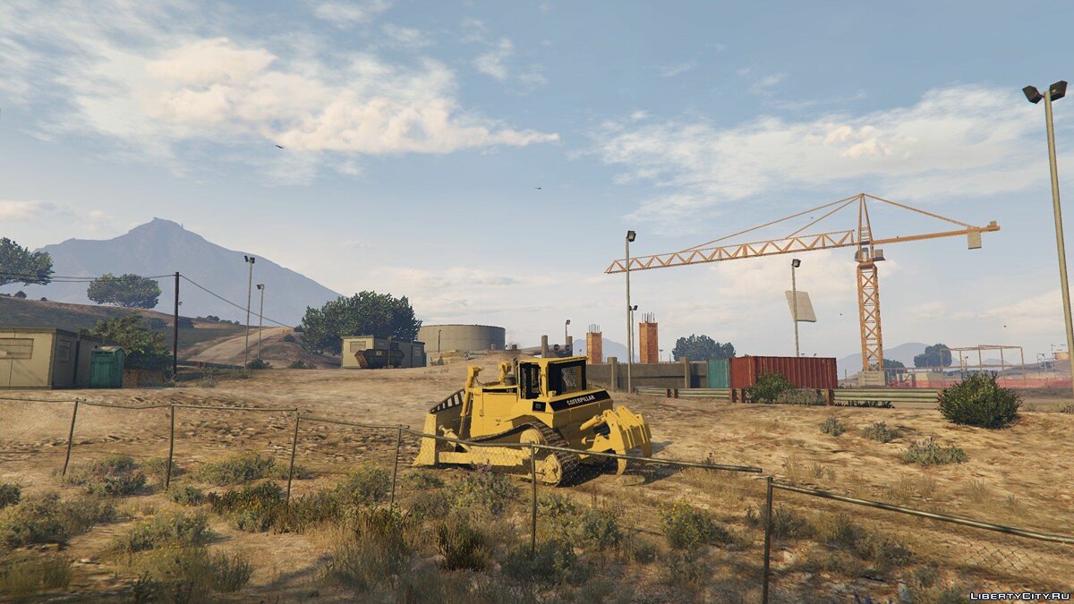 Скачать Caterpillar D7R Bulldozer: [Add-On/Replace] 1.1 для GTA 5