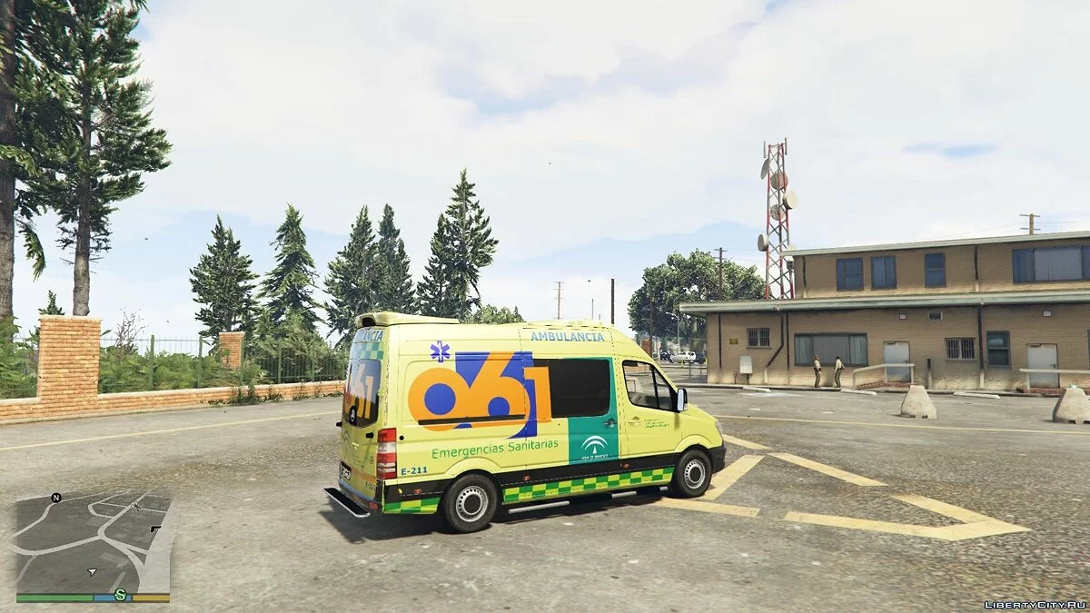 Mercedes Sprinter - Ambulancia - 061 Nueva Rotulacion (Andalucia) 1.0 / GTA 5