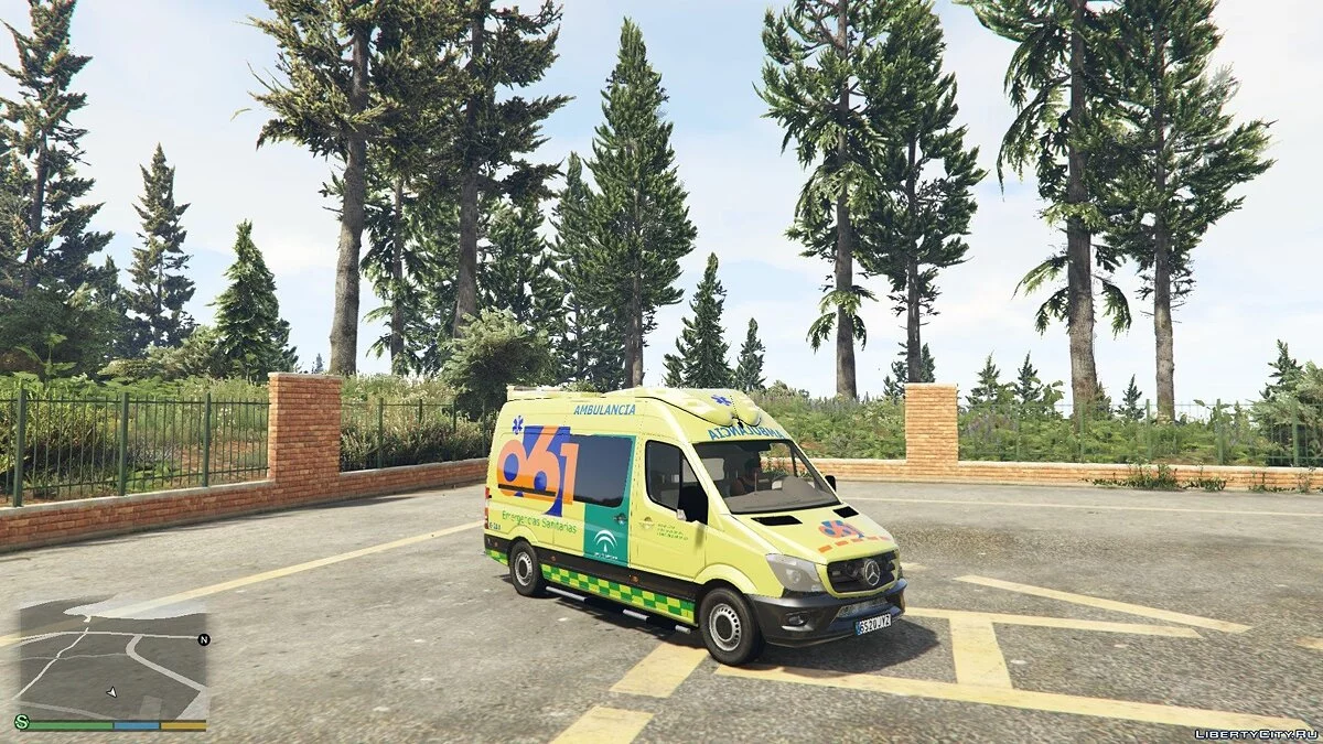 Mercedes Sprinter - Ambulancia - 061 Nueva Rotulacion (Andalucia) 1.0 / GTA 5