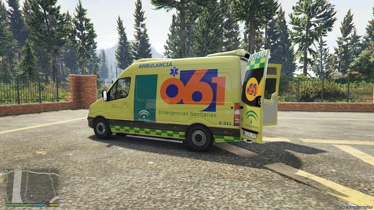 Mercedes Sprinter - Ambulancia - 061 Nueva Rotulacion (Andalucia) 1.0 / GTA 5