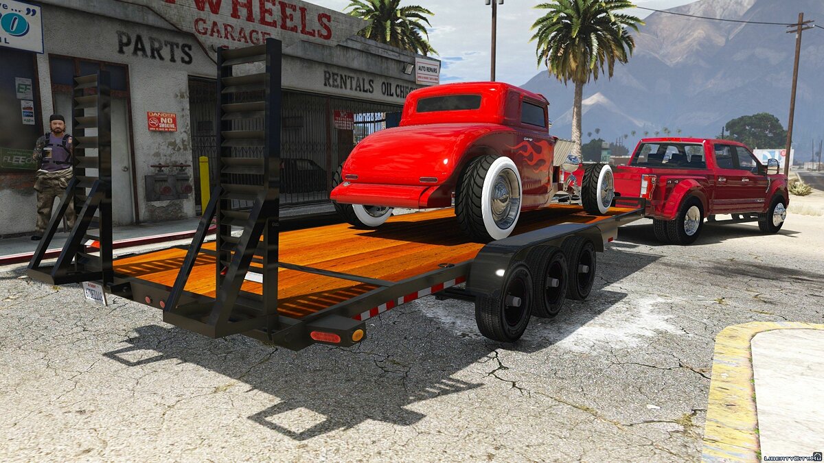 Скачать Transport Hauler [Add-On/Replace] [.net] 2.1 - Прицеп для  транспорта для GTA 5