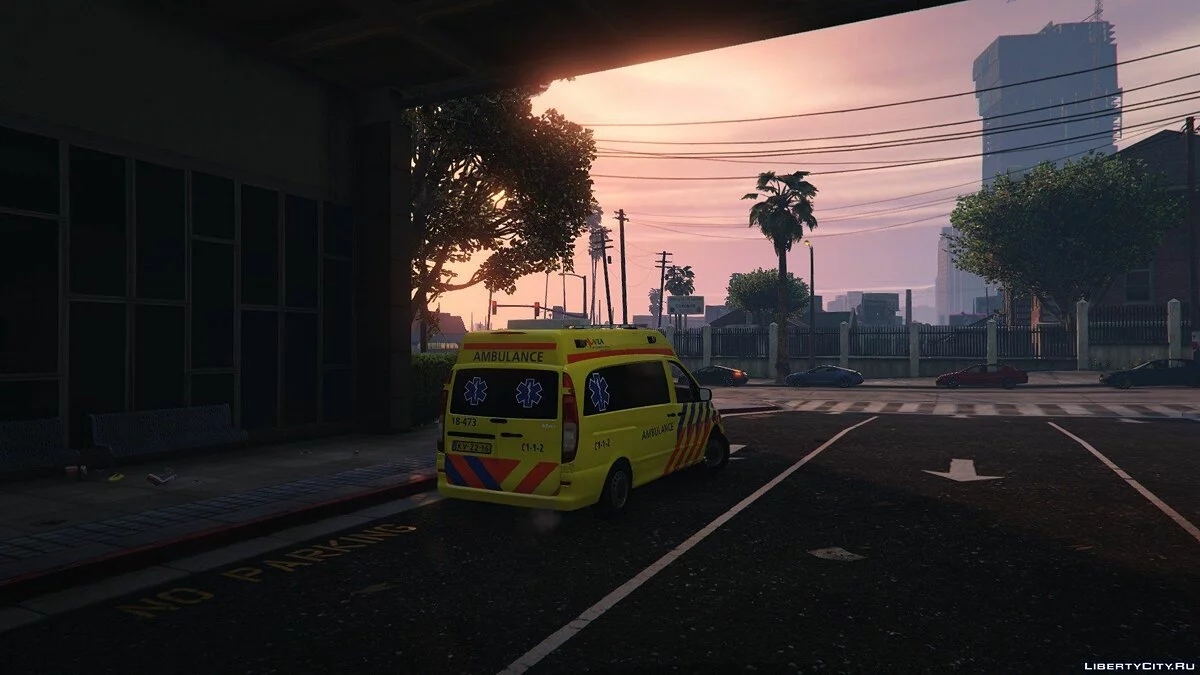 Mercedes Benz Vito Ambulance Dutch VZA International ELS / GTA 5