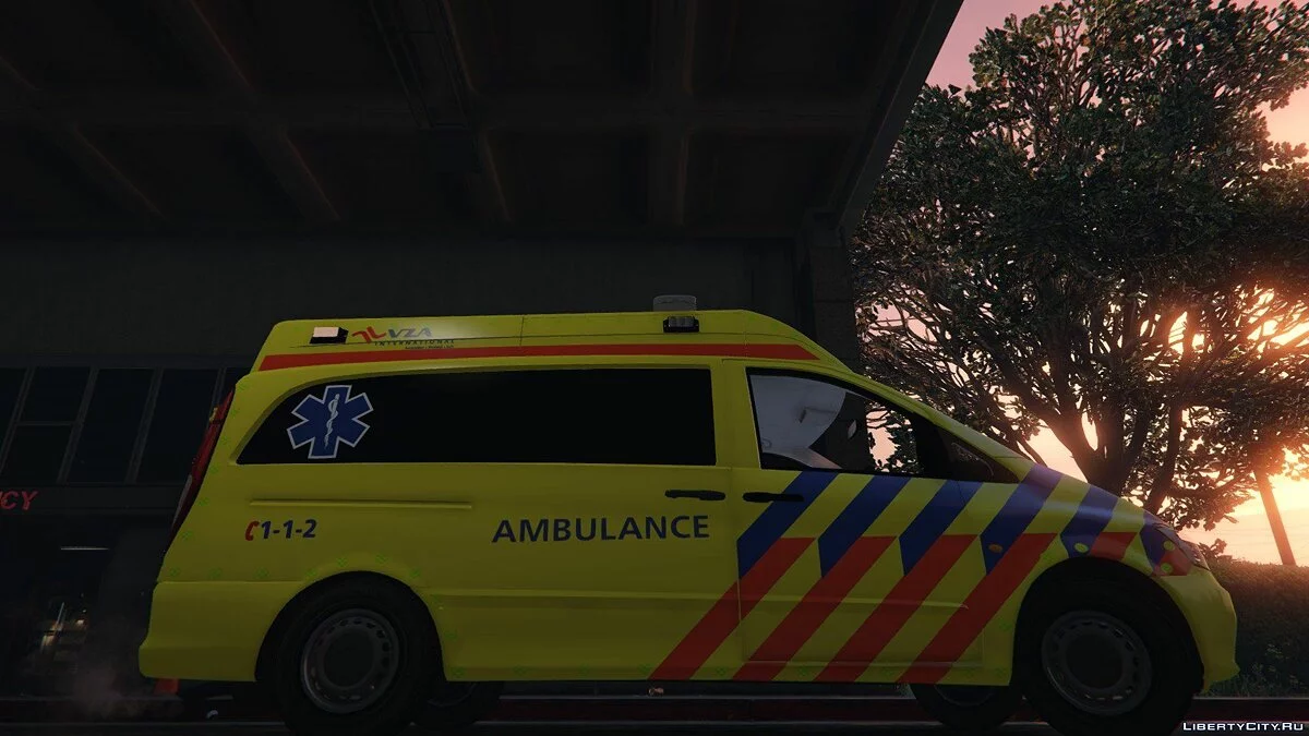 Mercedes Benz Vito Ambulance Dutch VZA International ELS / GTA 5