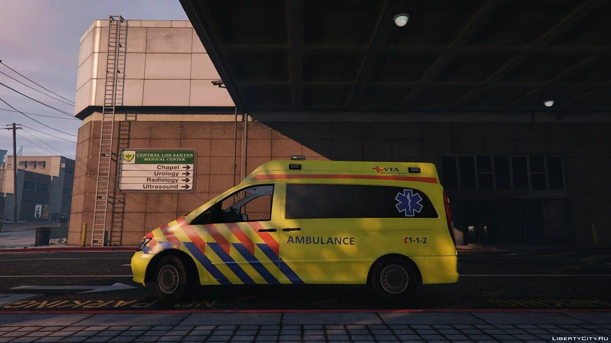 Mercedes Benz Vito Ambulance Dutch VZA International ELS / GTA 5