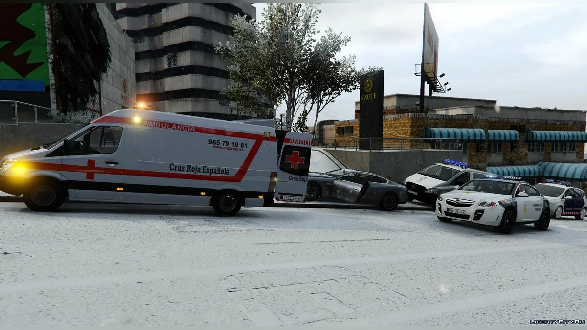 Mercedes Sprinter | Ambulancia Cruz Roja 1.0 / GTA 5