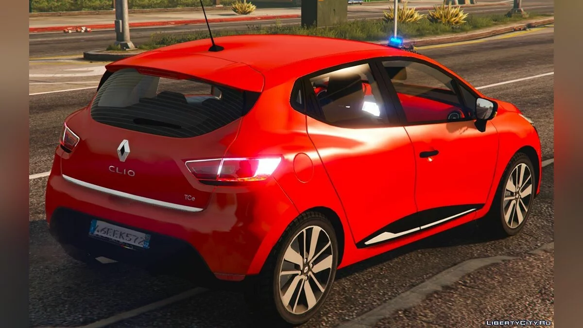Renault Clio IV Sapeurs Pompiers [Add-Oo][ELS] 1.0 / GTA 5