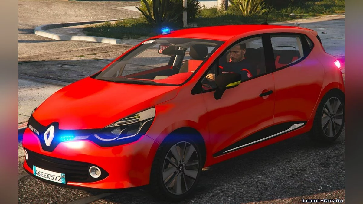 Renault Clio IV Sapeurs Pompiers [Add-Oo][ELS] 1.0 / GTA 5