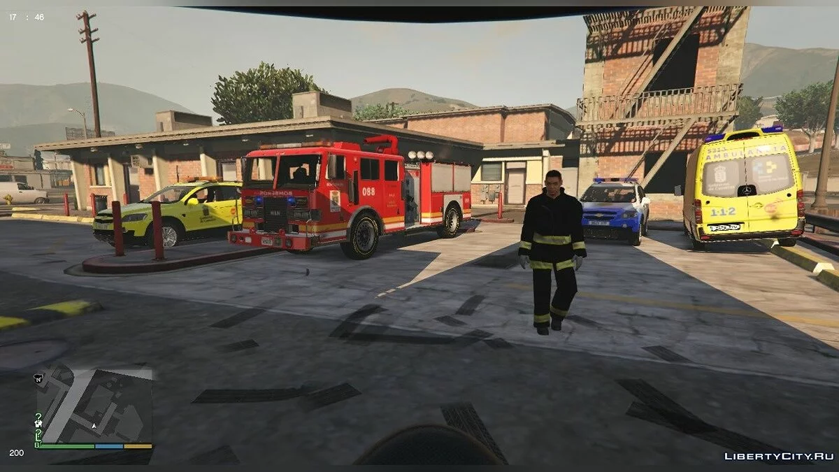 Camion de bomberos Cabildo de La Palma Canarias 1.0 / GTA 5