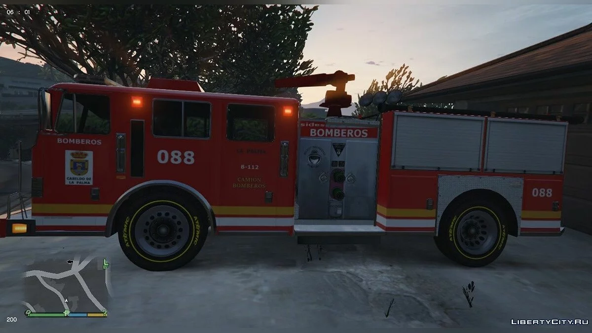 Camion de bomberos Cabildo de La Palma Canarias 1.0 / GTA 5