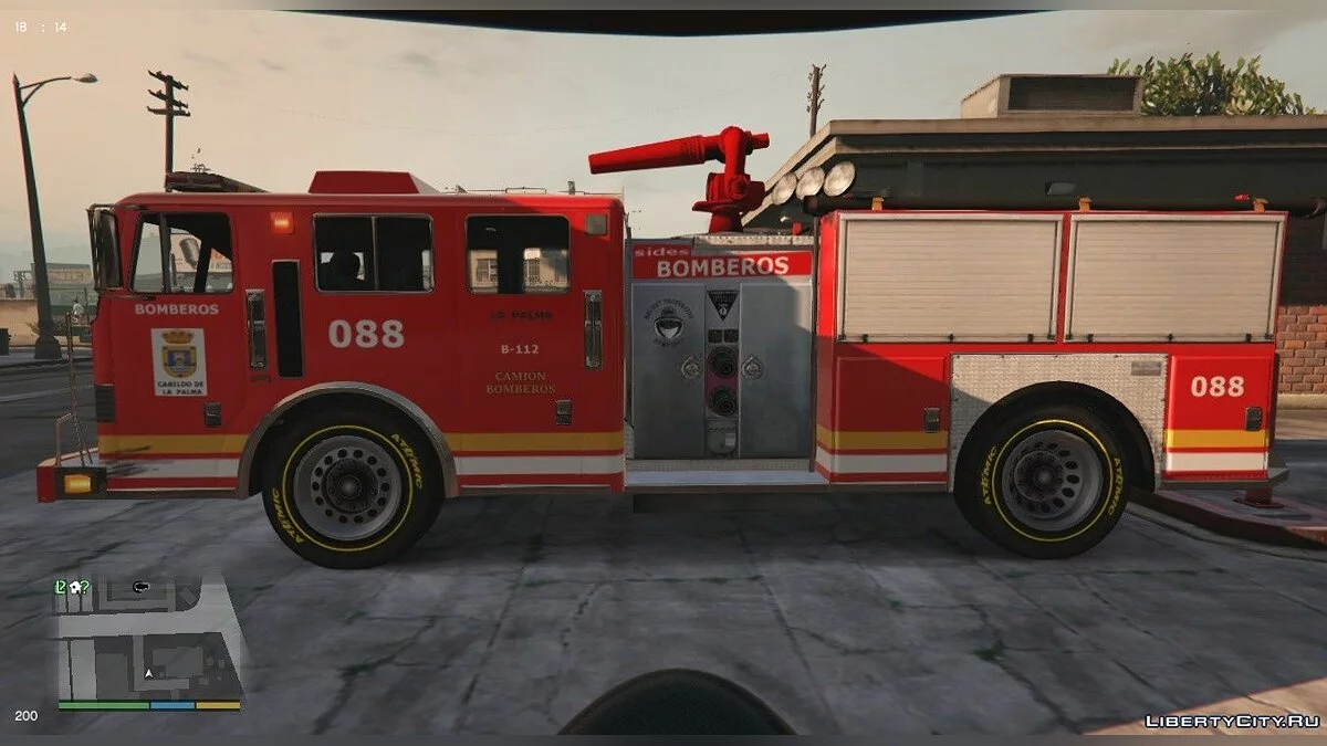 Camion de bomberos Cabildo de La Palma Canarias 1.0 / GTA 5