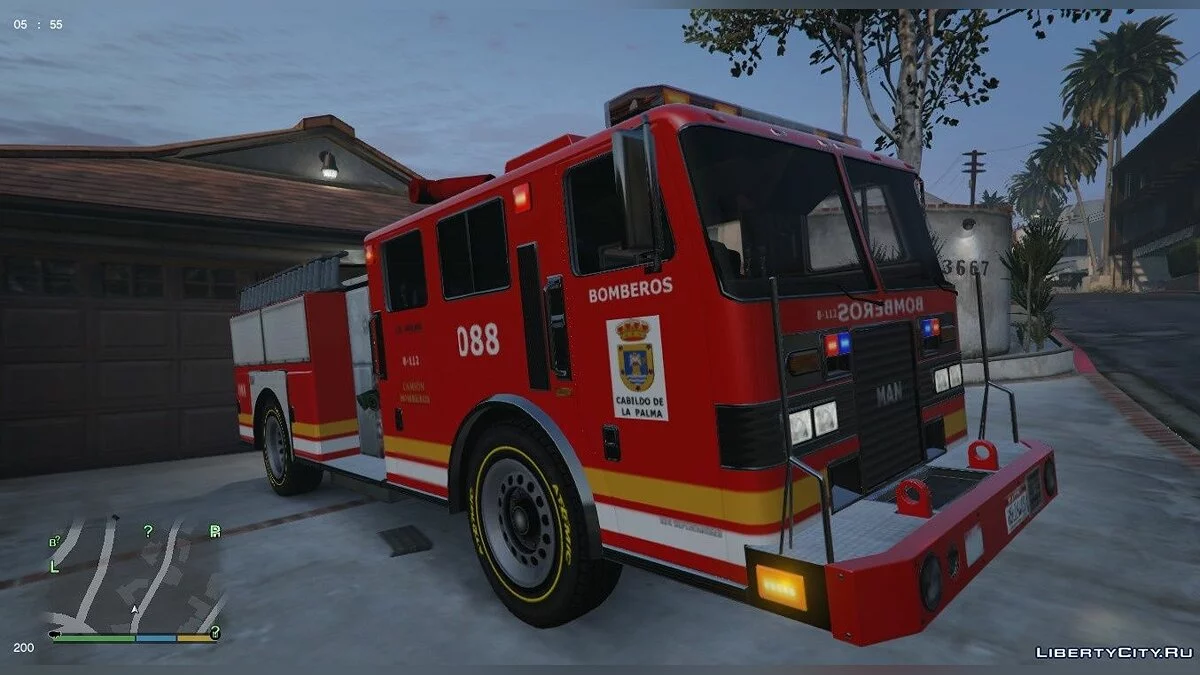 Camion de bomberos Cabildo de La Palma Canarias 1.0 / GTA 5