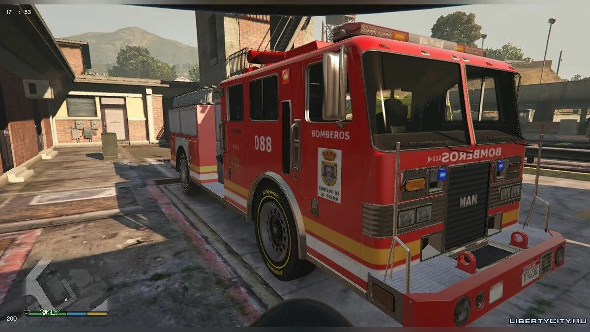 Camion de bomberos Cabildo de La Palma Canarias 1.0 / GTA 5