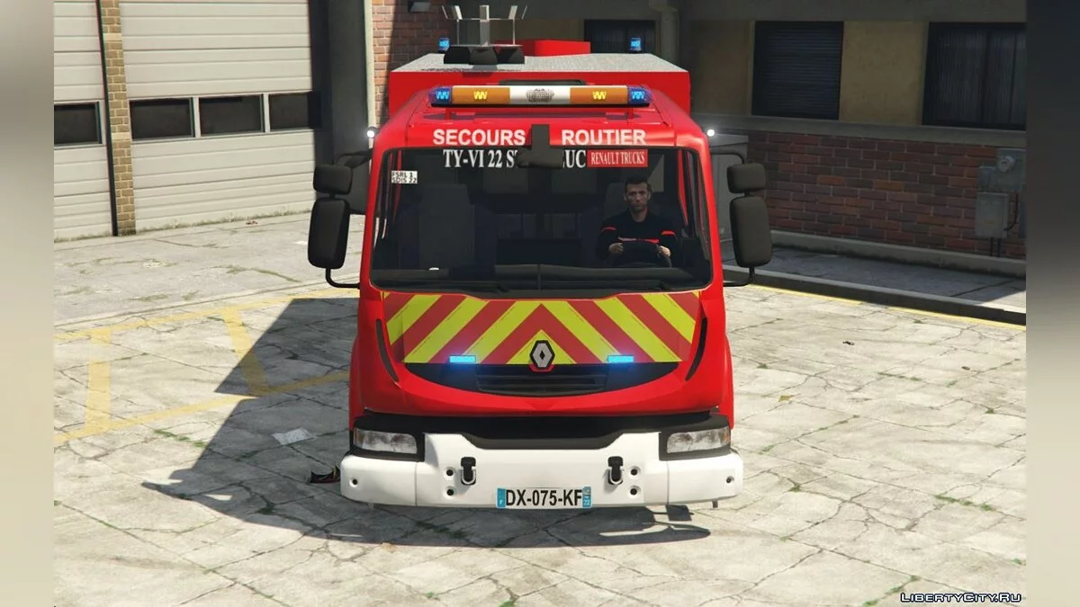 Renault Midlum 300 - Fourgon de Secours Routiers [Add-On][ELS] 1.0 / GTA 5