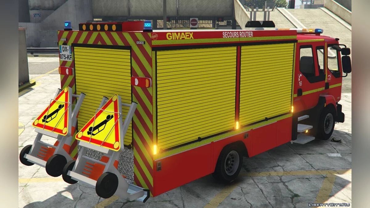 Renault Midlum 300 - Fourgon de Secours Routiers [Add-On][ELS] 1.0 / GTA 5