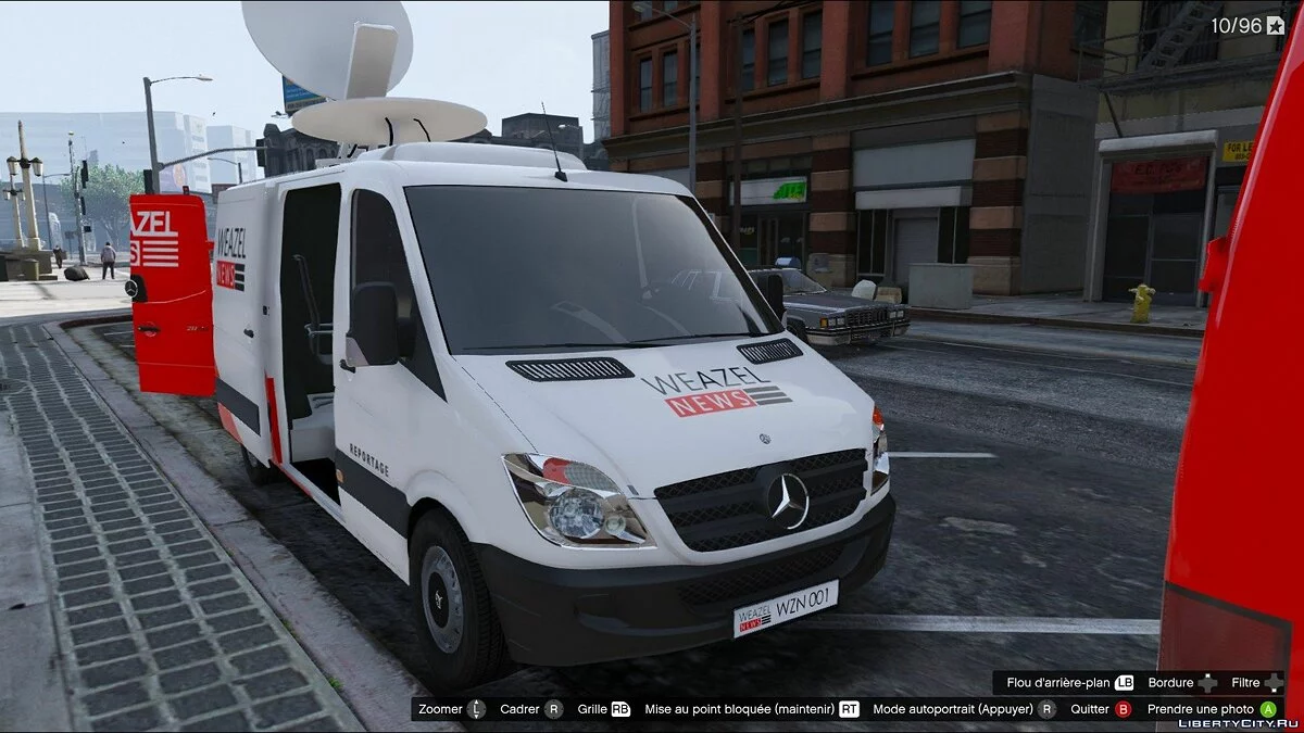 Mercedes Sprinter Weazel News 1.0 / GTA 5