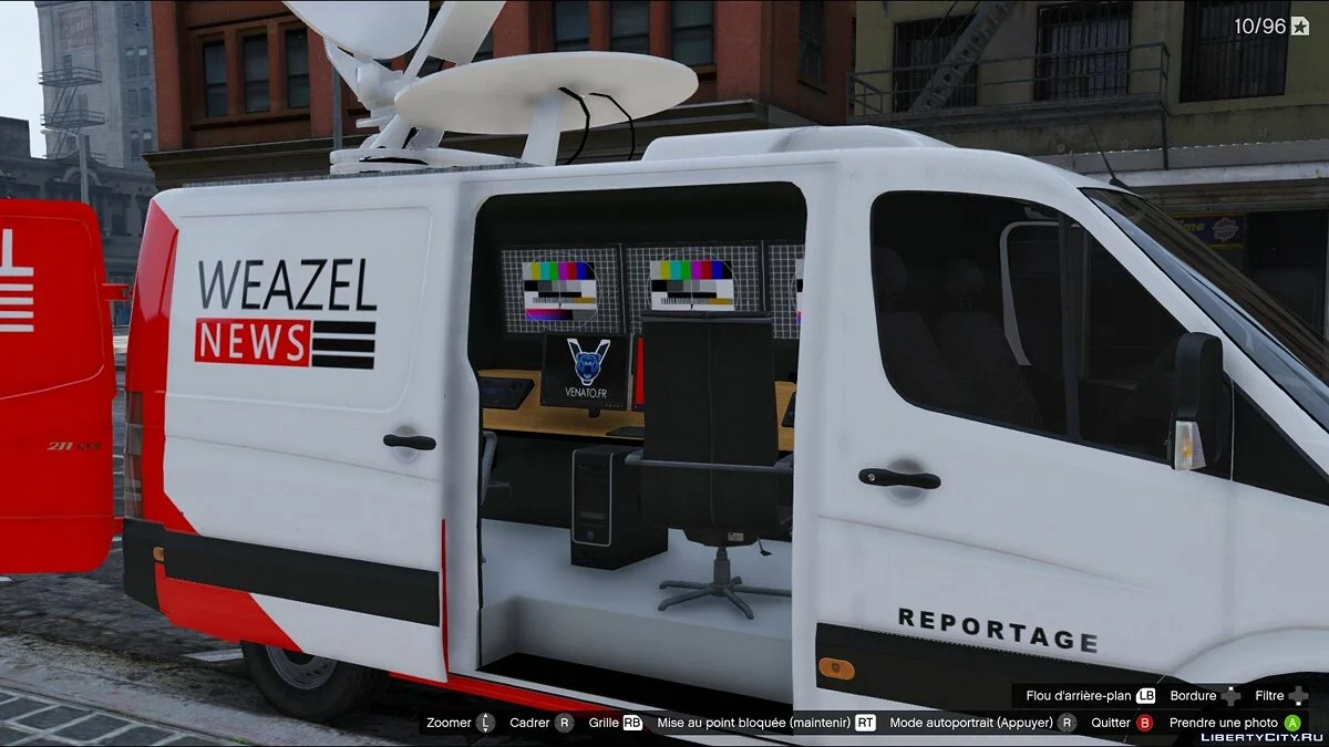 Mercedes Sprinter Weazel News 1.0 / GTA 5