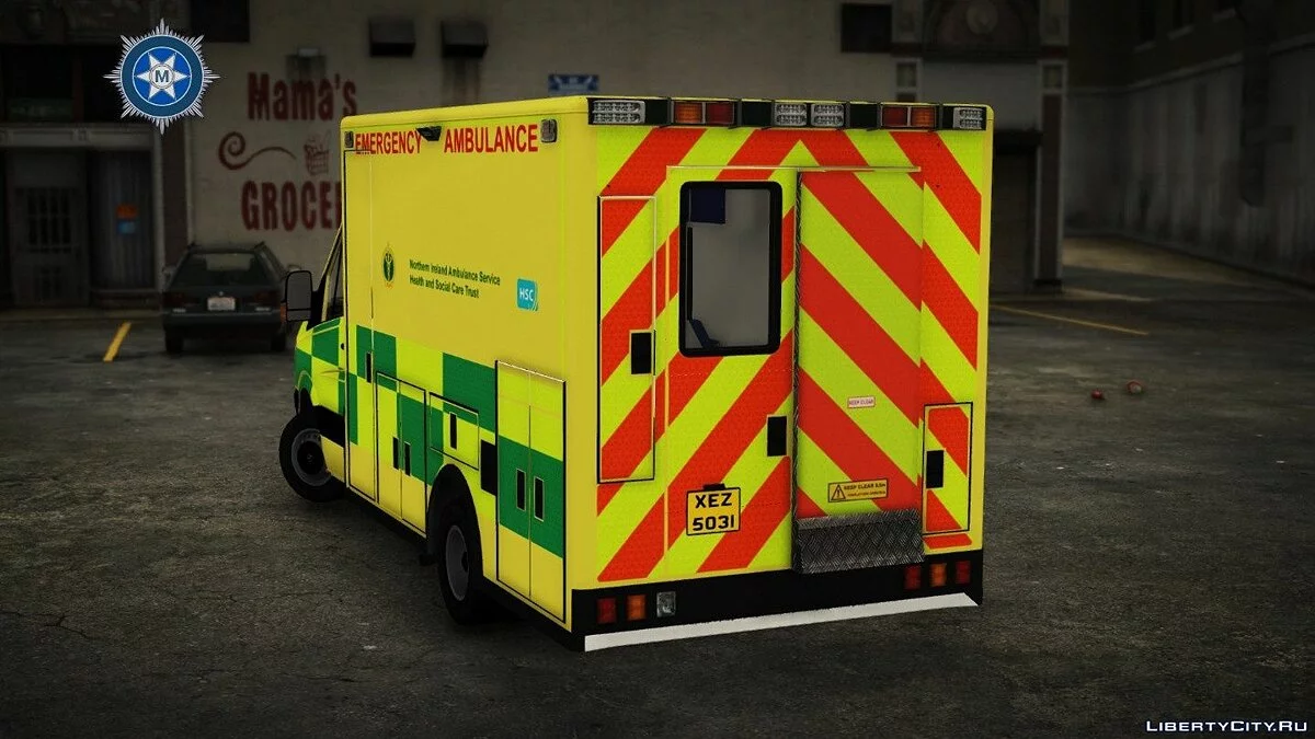2010 British Mercedes Sprinter Ambulance [ELS] [NIAS] [LAS] V1.0 / GTA 5