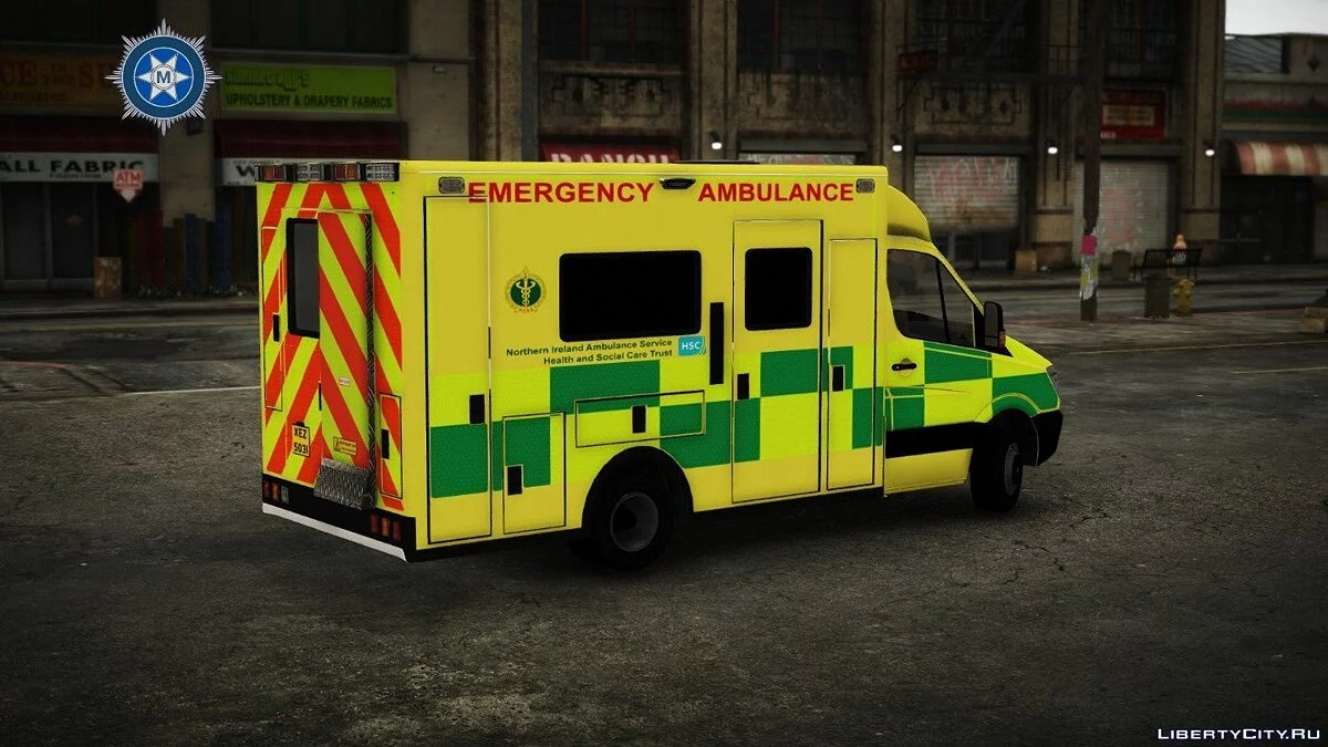 2010 British Mercedes Sprinter Ambulance [ELS] [NIAS] [LAS] V1.0 / GTA 5