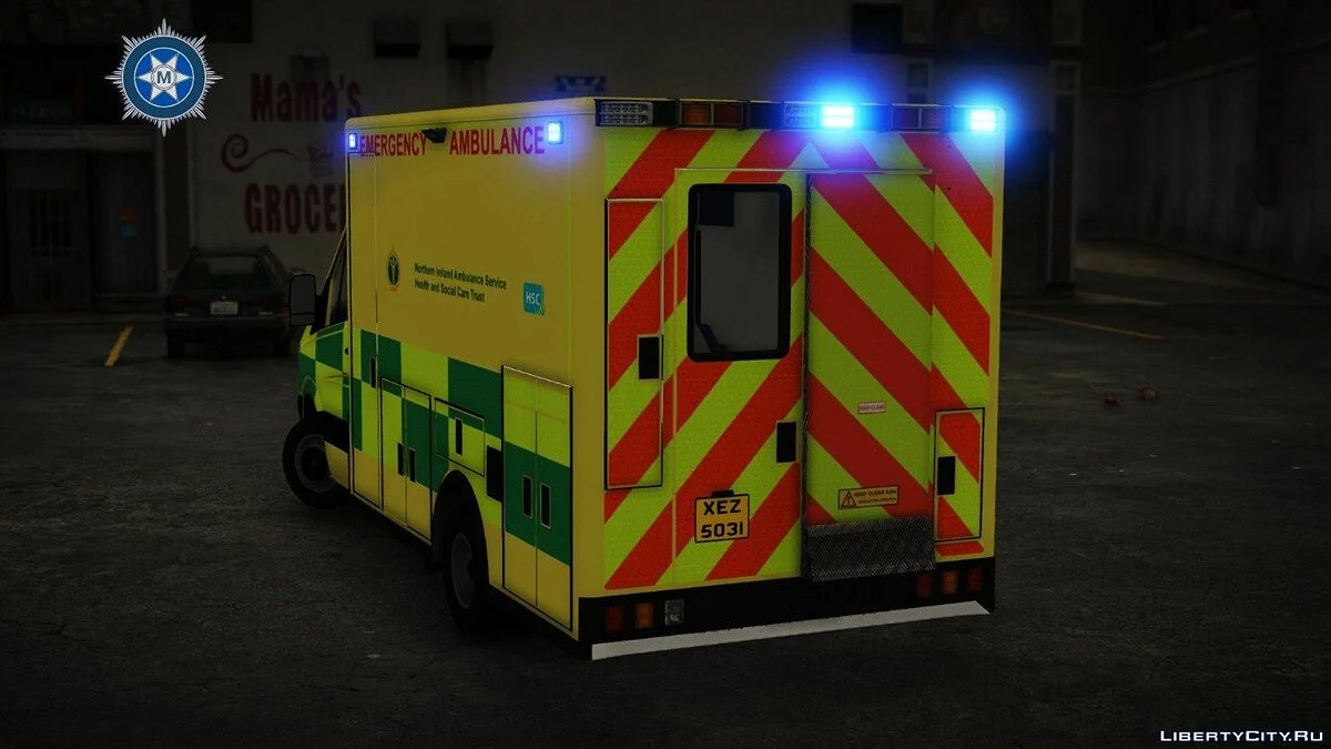 2010 British Mercedes Sprinter Ambulance [ELS] [NIAS] [LAS] V1.0 / GTA 5