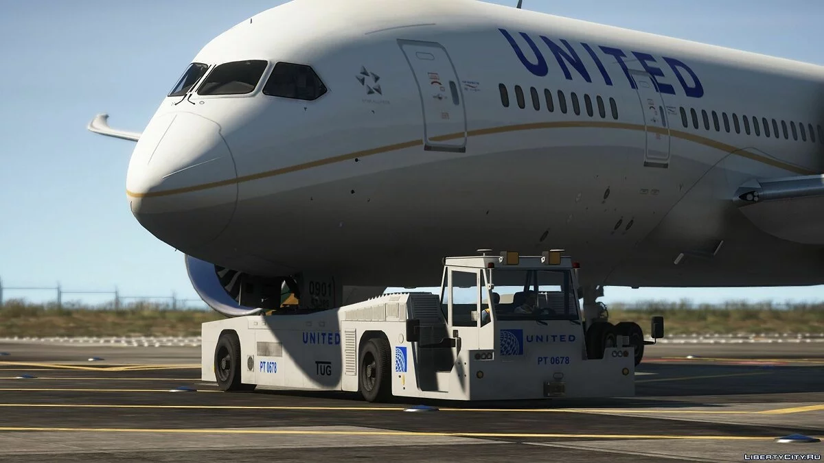  Aircraft Tug (can pull planes) [Add-On] 1.0 / GTA 5