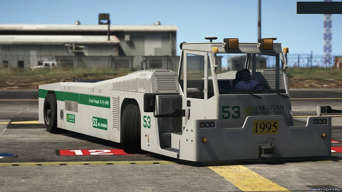  Aircraft Tug (can pull planes) [Add-On] 1.0 / GTA 5