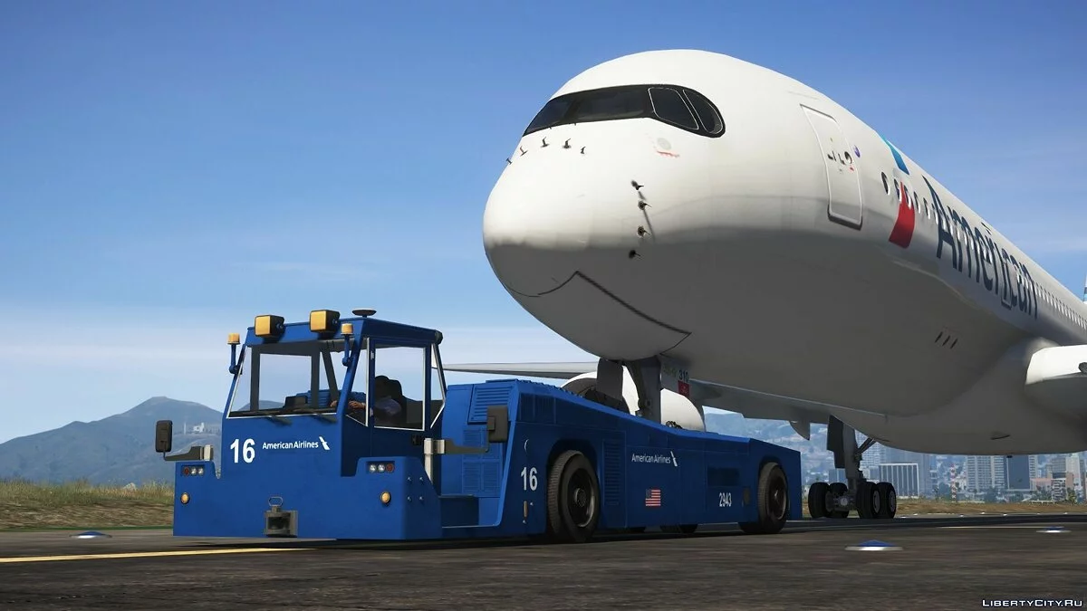  Aircraft Tug (can pull planes) [Add-On] 1.0 / GTA 5
