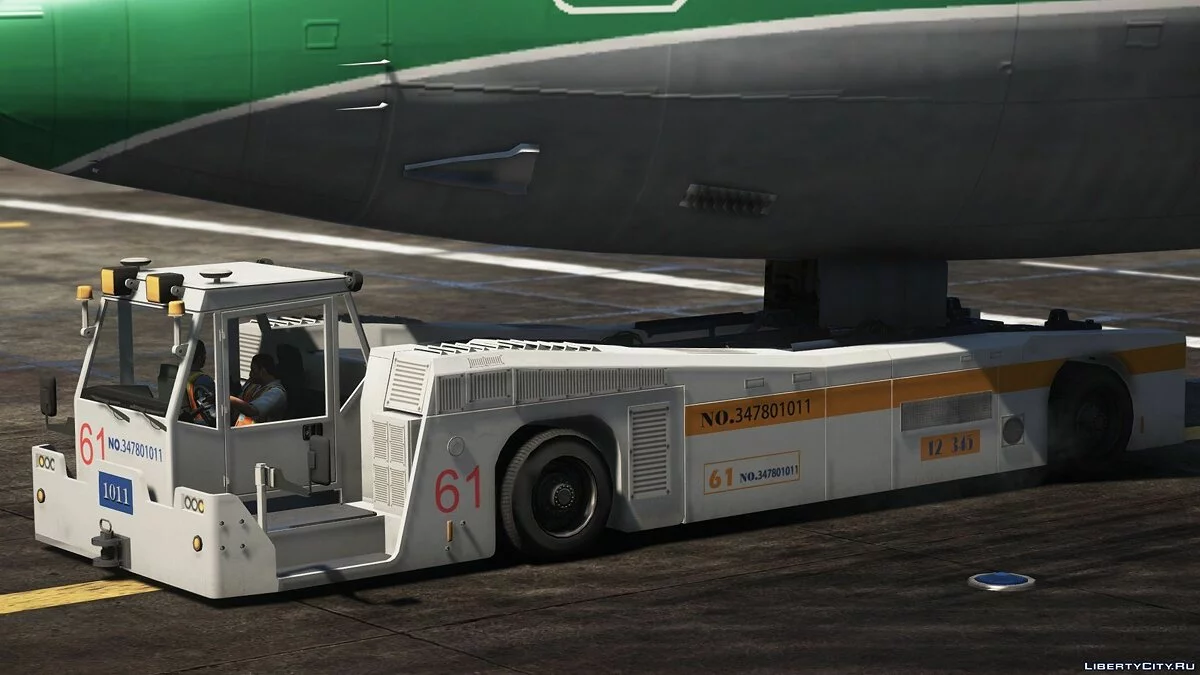  Aircraft Tug (can pull planes) [Add-On] 1.0 / GTA 5