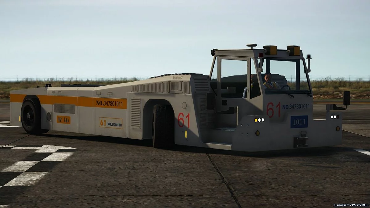  Aircraft Tug (can pull planes) [Add-On] 1.0 / GTA 5