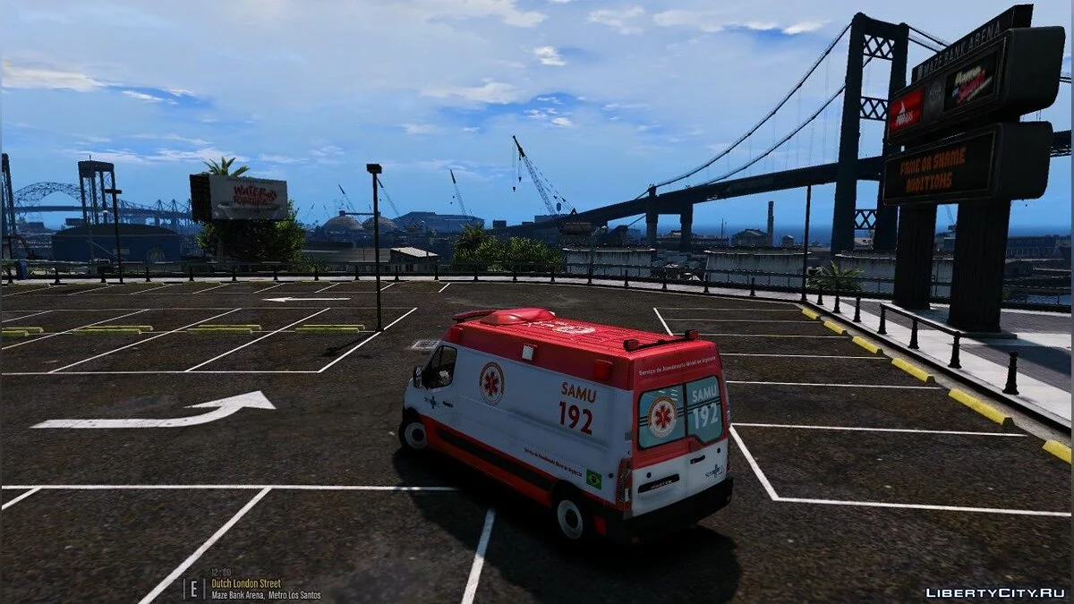 Ambulancia Renault Master SAMU [ELS] 1.0 / GTA 5