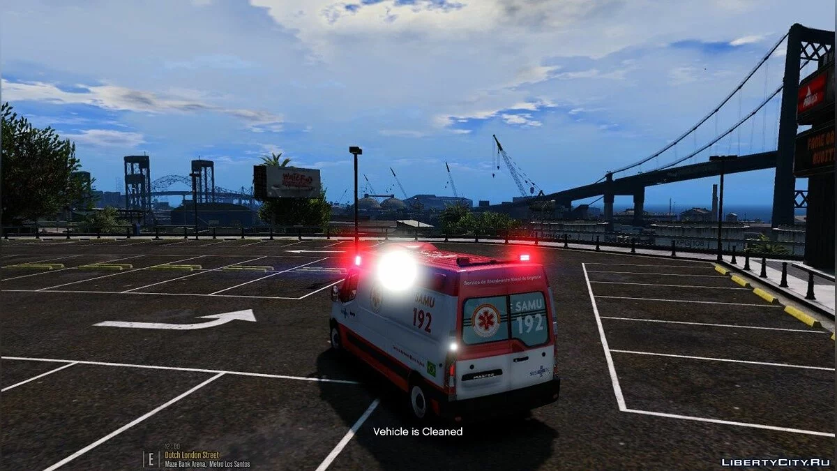 Ambulancia Renault Master SAMU [ELS] 1.0 / GTA 5