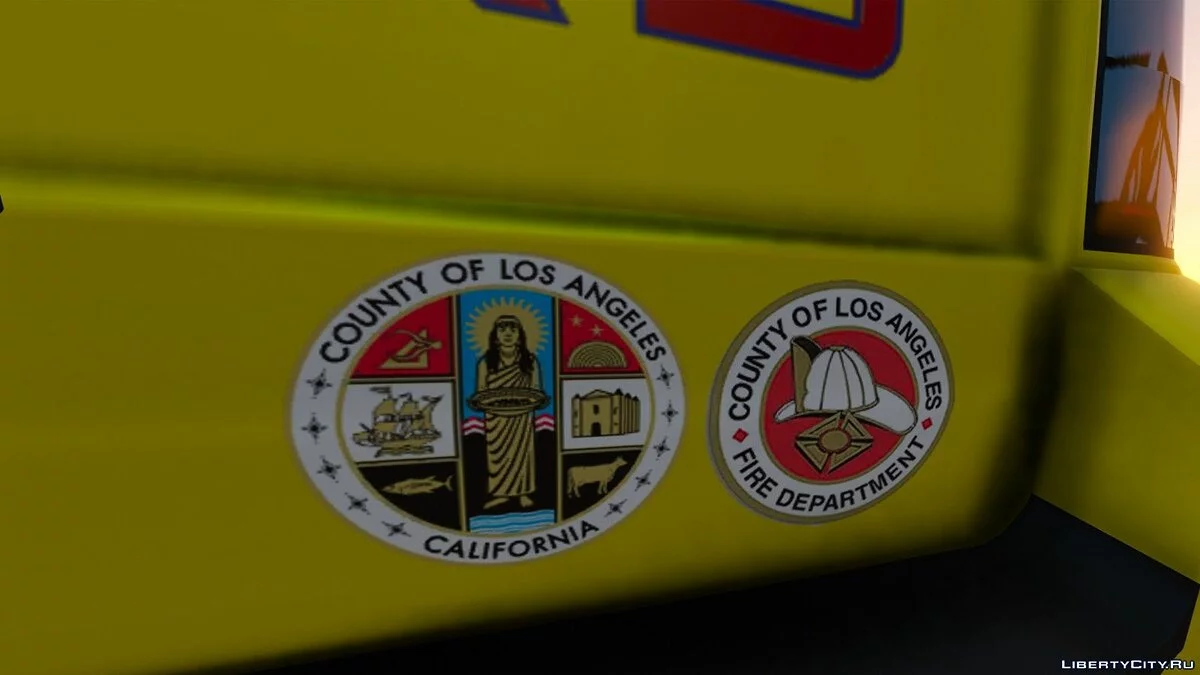 Los Angeles LIFEGUARD vehicle replace 1.0 / GTA 5