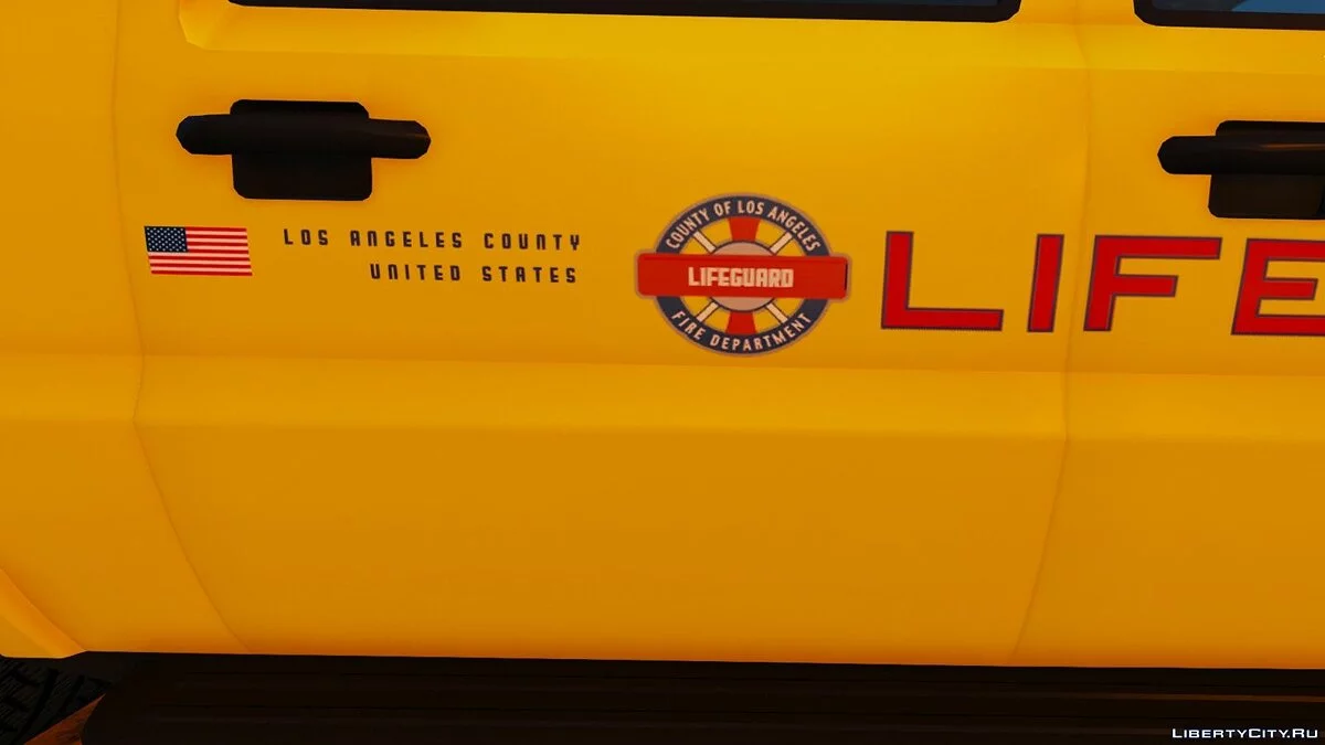 Los Angeles LIFEGUARD vehicle replace 1.0 / GTA 5