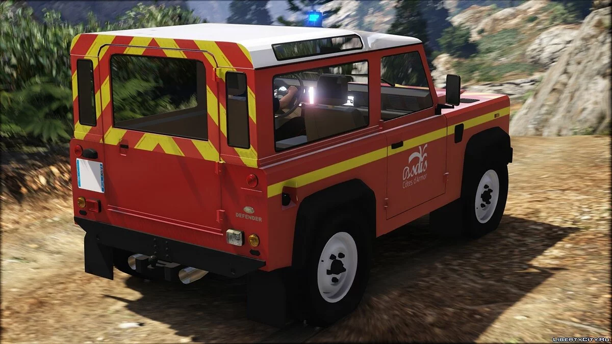 Land-Rover Defender VLHR Sapeurs-Pompiers [Add-on - ELS] 1.0 / GTA 5