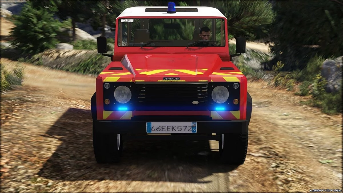 Land-Rover Defender VLHR Sapeurs-Pompiers [Add-on - ELS] 1.0 / GTA 5