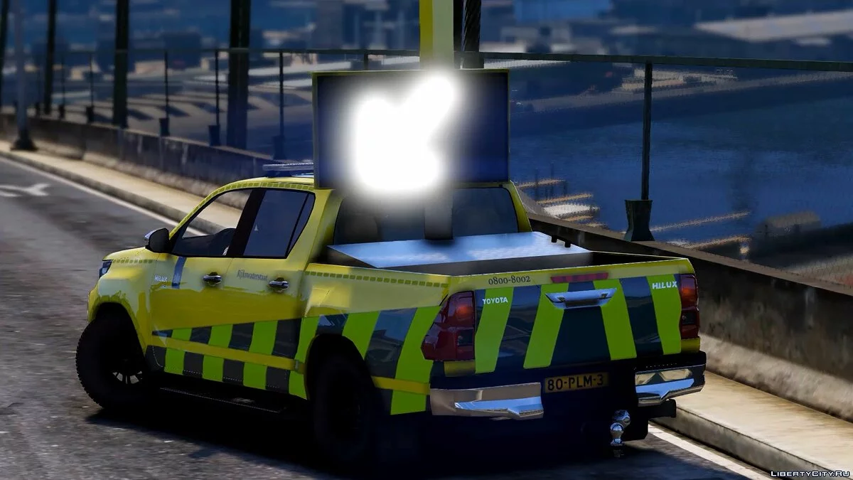 Toyota Hilux 2016 Rijkswaterstaat 1.0 — пикап аварийной службы / GTA 5