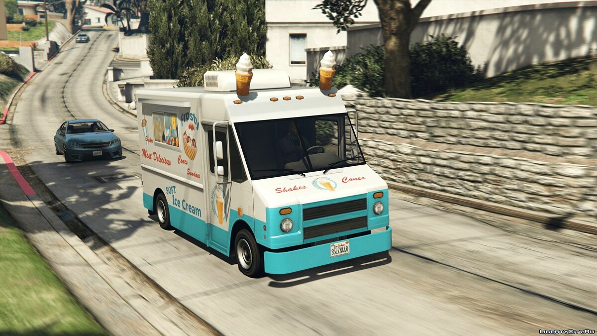 Скачать IceCream Truck (Add-on/Replace) - Фургон мороженщика для GTA 5