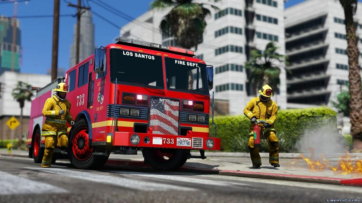 MTL Fire Truck (Improved model) [Add-On | Liveries | Template] v1.0.1 / GTA 5