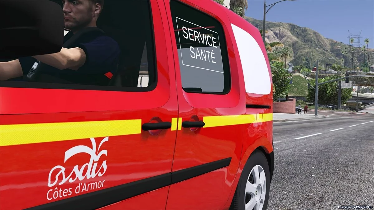 Renault Kangoo 2014 VLS Sapeurs-Pompiers - Пожарная служба Франции / GTA 5