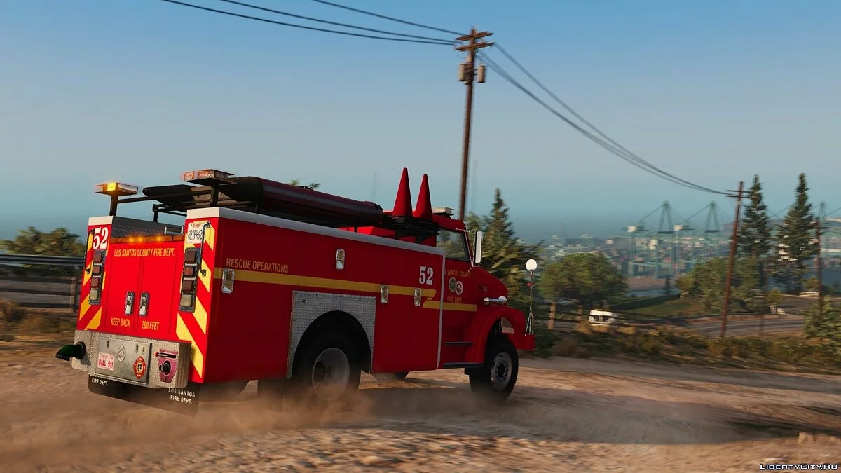 Brute Fire Rescue Truck [Add-On | Liveries | Template] v1.0 - Пожарная машина / GTA 5